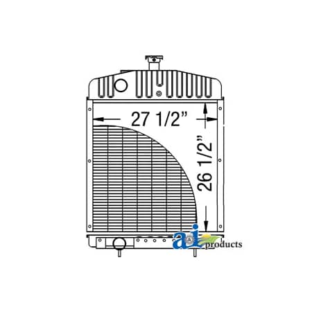 A & I Products Radiator 46" x31.75" x10.75" A-A184365
